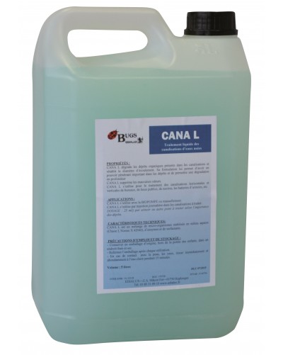 CANA L Traitement liquide des canalisations eaux usées 5 L