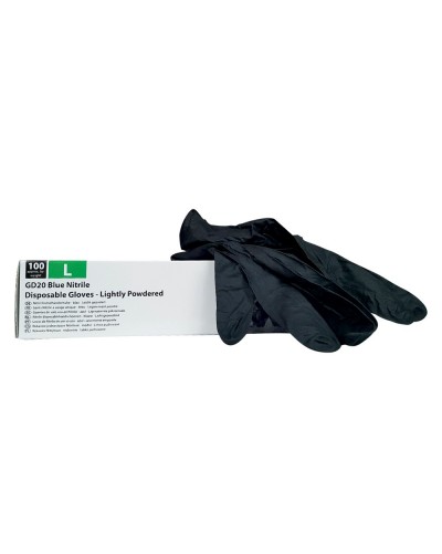 GANTS LATEX légèrement poudré TAILLE L 8-9 BOITE DE 100 