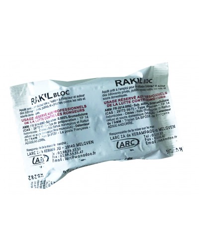 RAKIL BLOC 50g emballés en seau de 10kg  FR-2014-0092